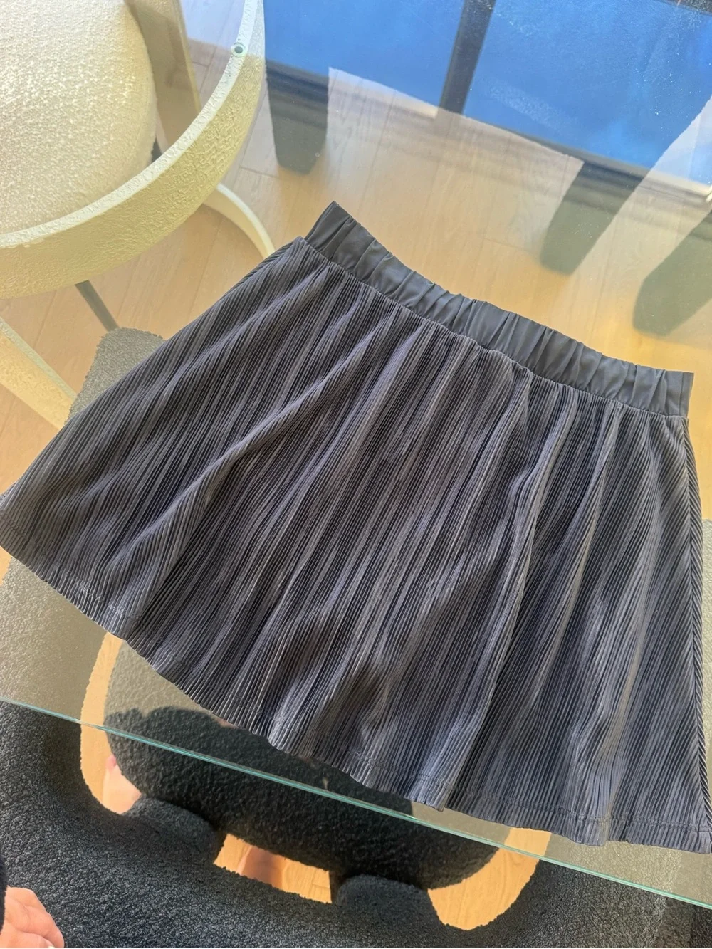 ALO Yoga Black Pleated Mini